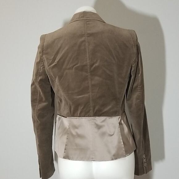 St. Emile Brown Velour Blazer Jacket - Picture 5 of 7